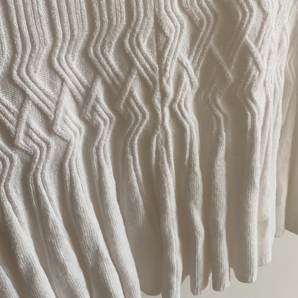 ANTHROPOLOGIE Moth White Knit Top - Picture 7 of 8